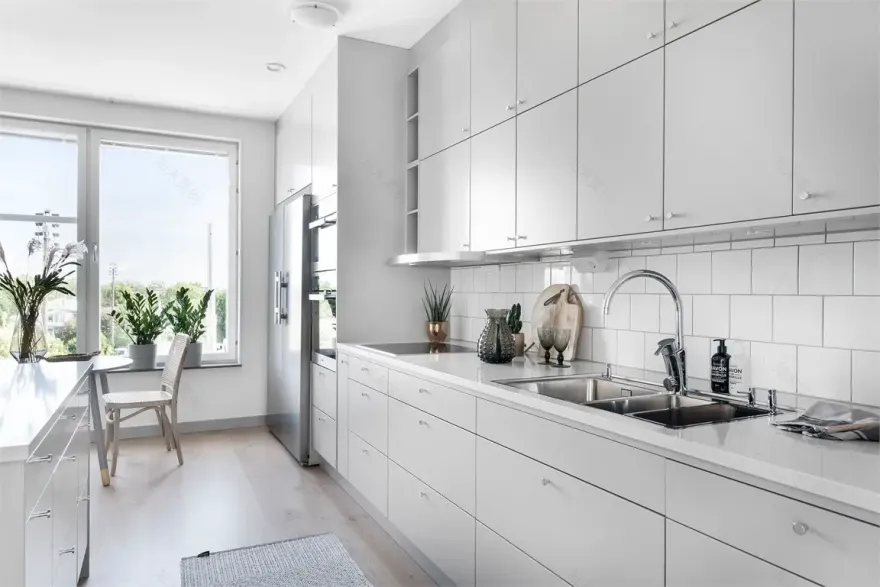 瑞典 88 平米现代厨房设计,美食优先的宽敞生活空间-6