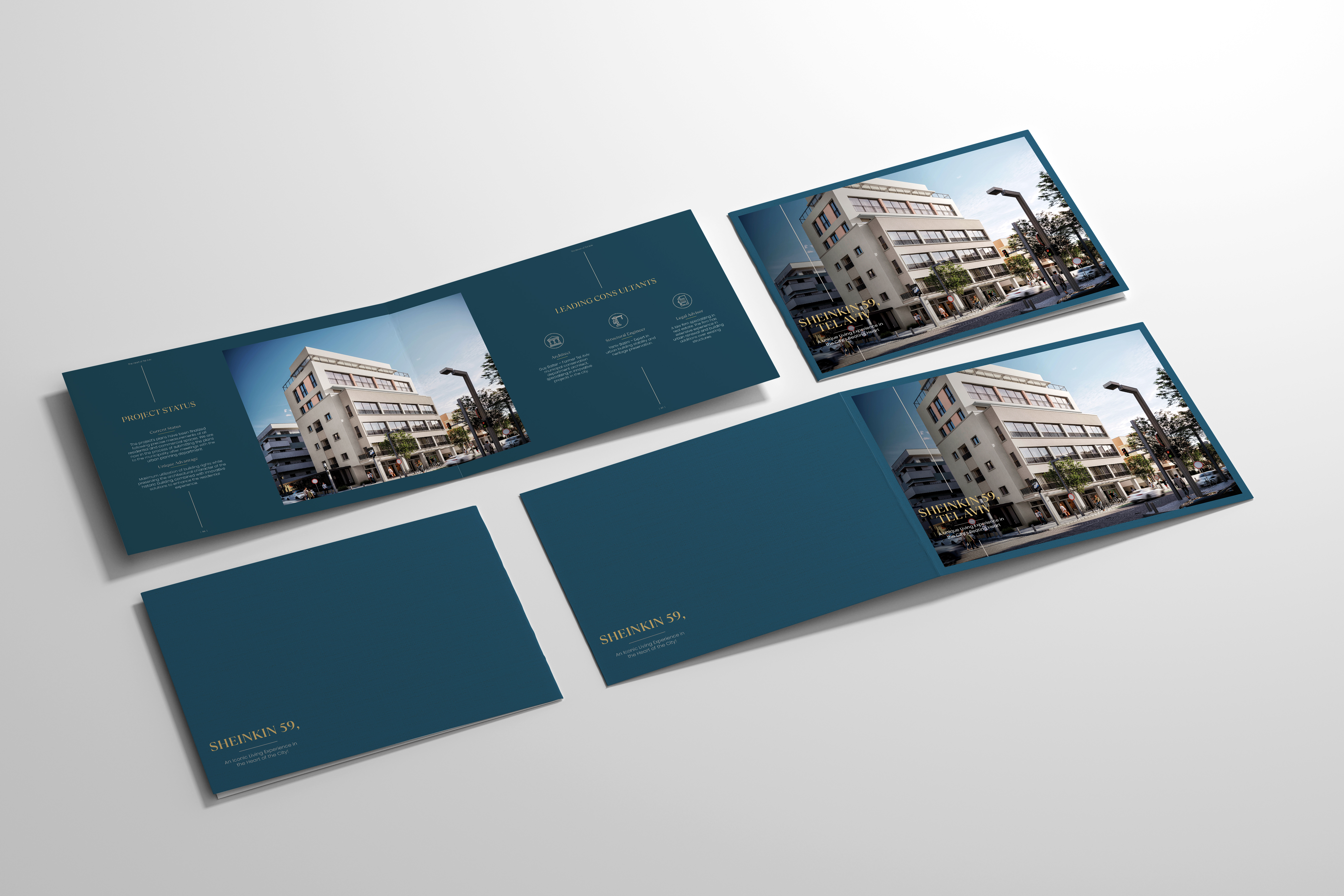 Minimal Real Estate Brochure | ברושור נדל"ן מינימליסטי-0
