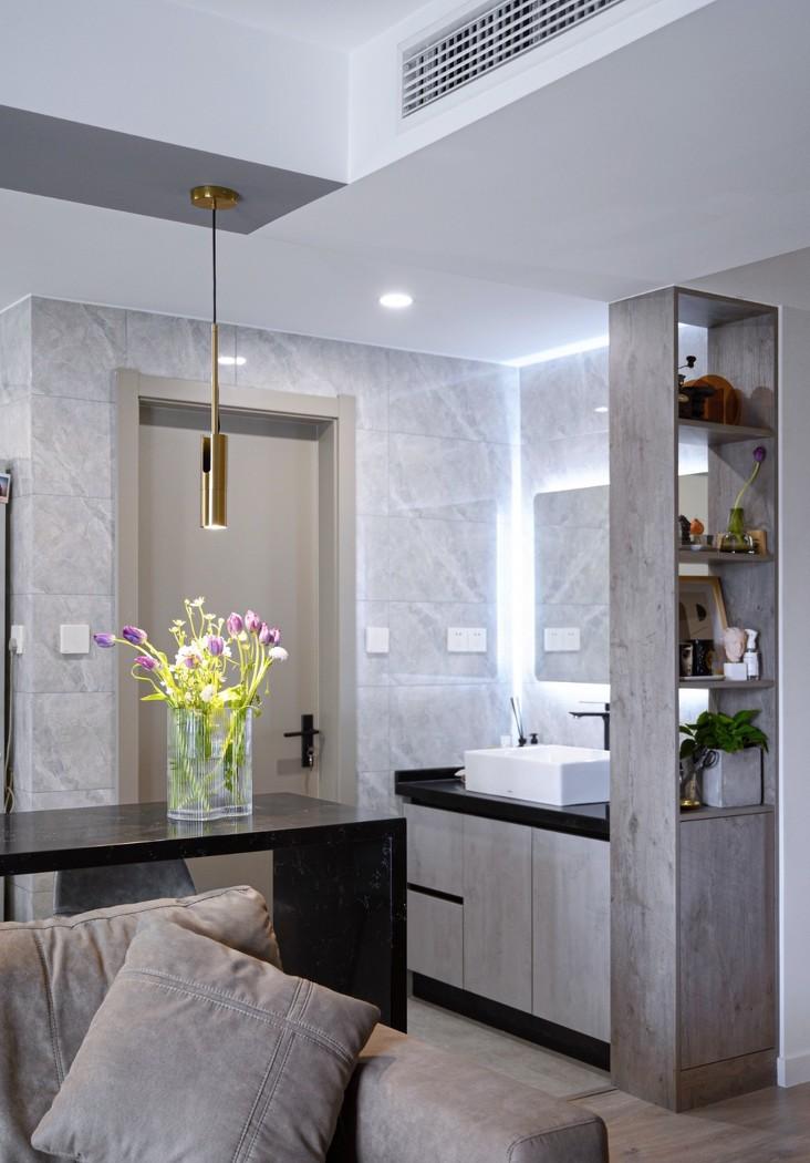 现代简约三居室 原木风格温馨家居设计-50