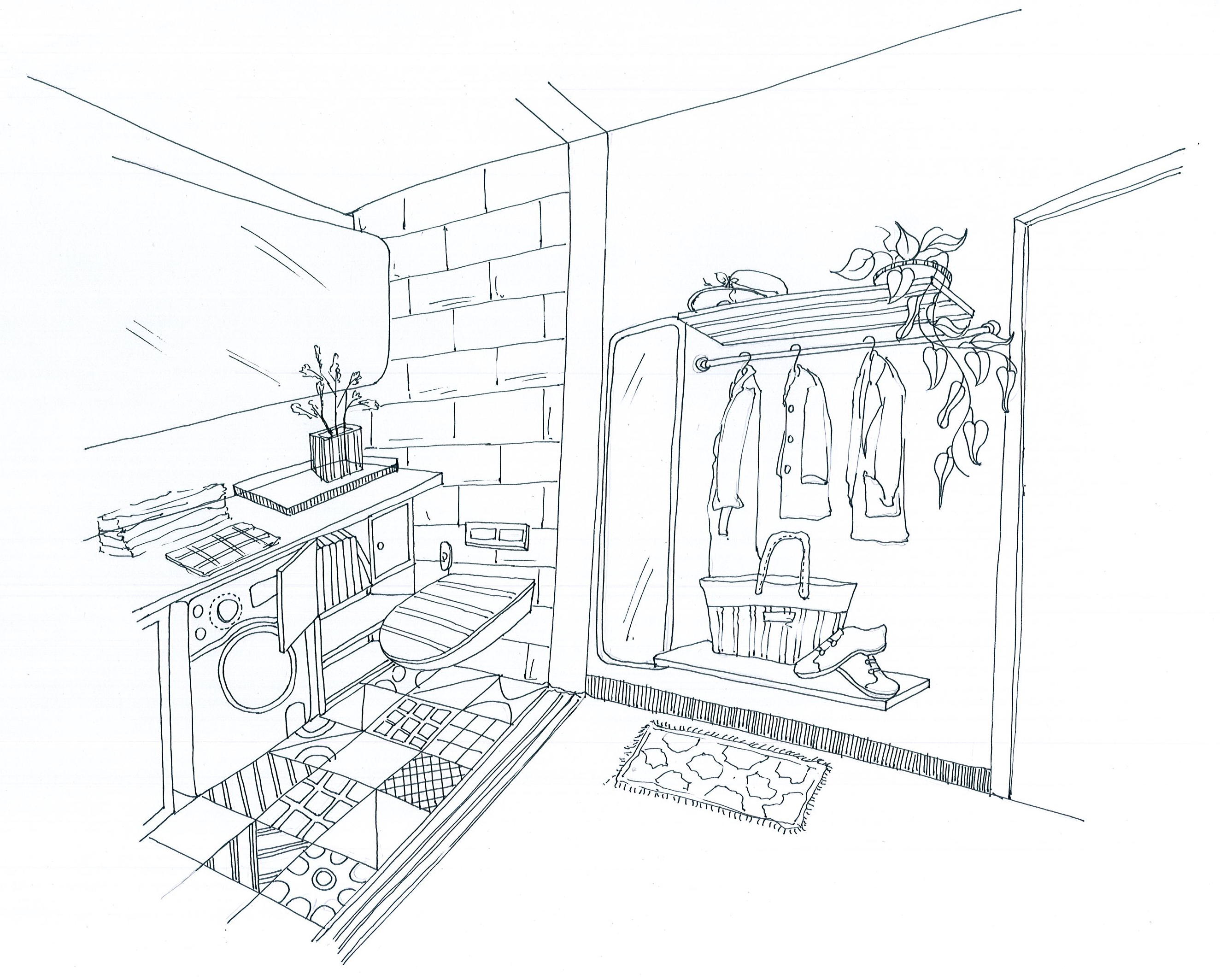 文艺女青年的时尚二手房改造-13