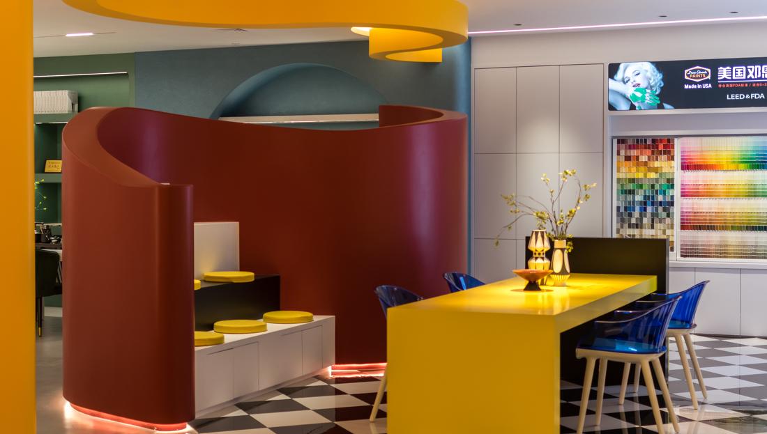 宜昌涂料展厅丨中国宜昌丨六添设计事务所-10