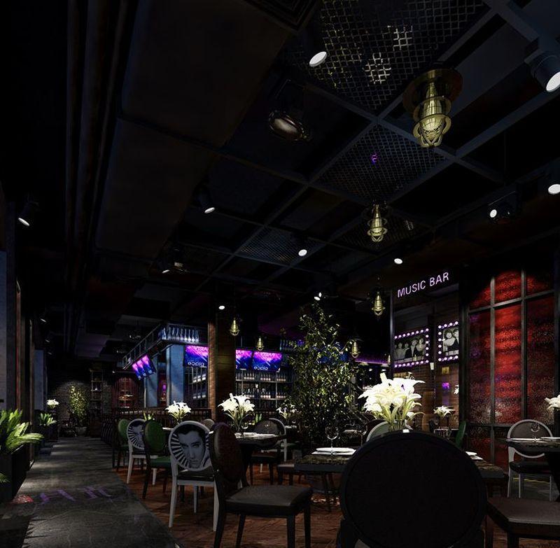 揽季音乐餐吧主题餐厅设计-31