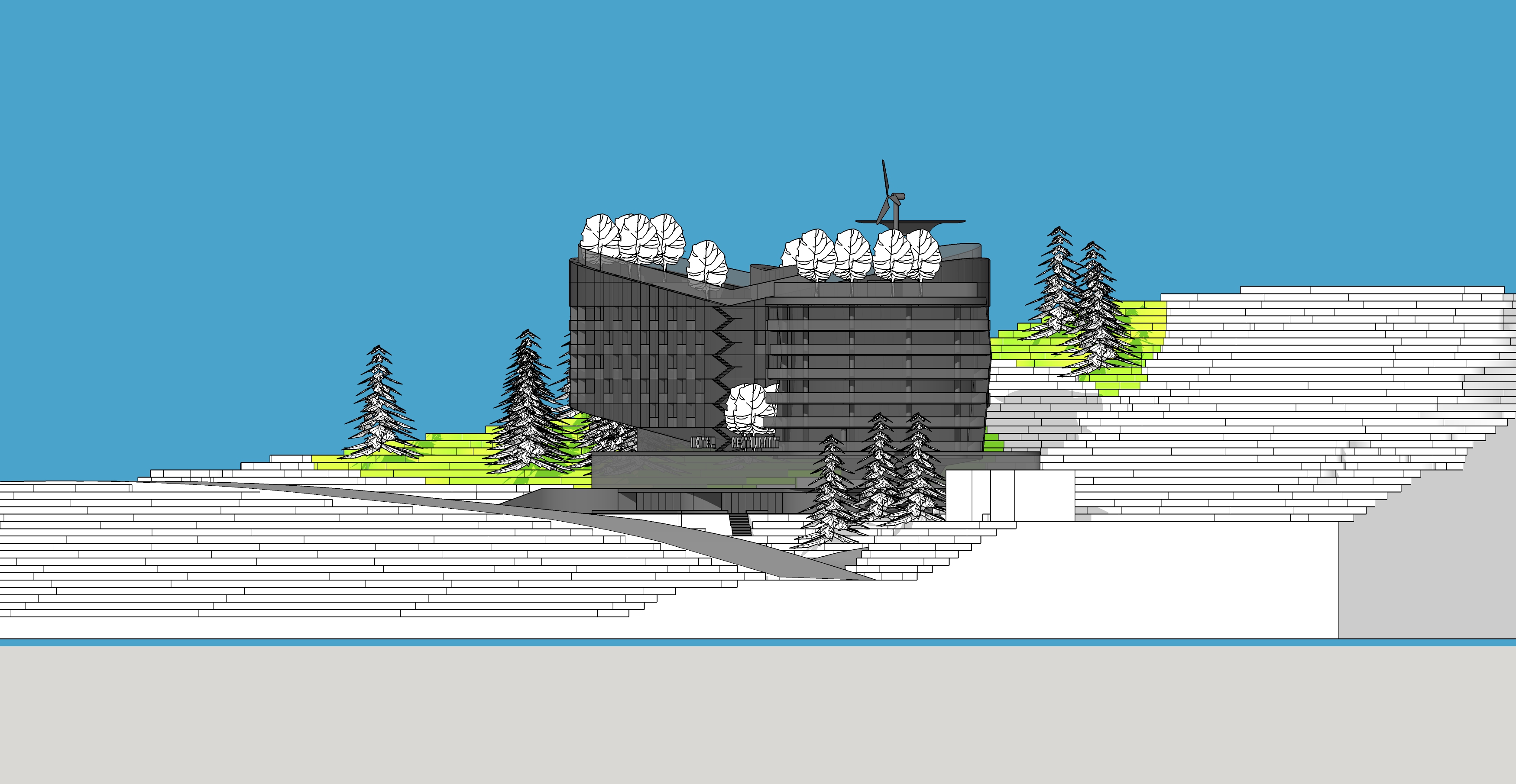 Гостиница. Эскизы.-13