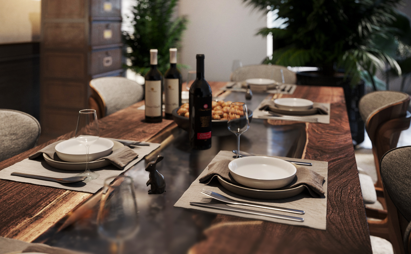 Проект обеденной зоны в доме-6