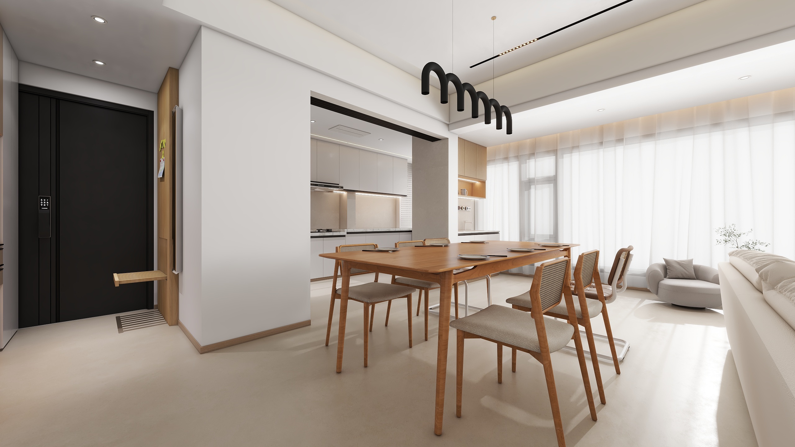 四川岳池雍合湾（123平方现代原木两居室）-20