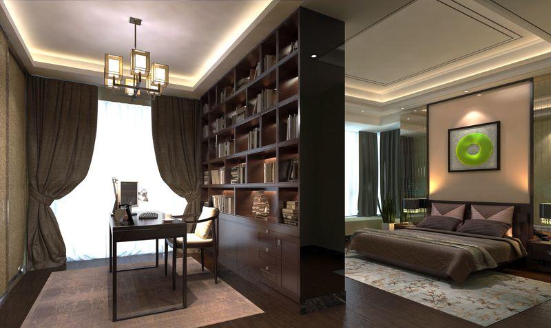 中山博达地产样板房 | 岭南中式到欧式田园的空间拓展-9