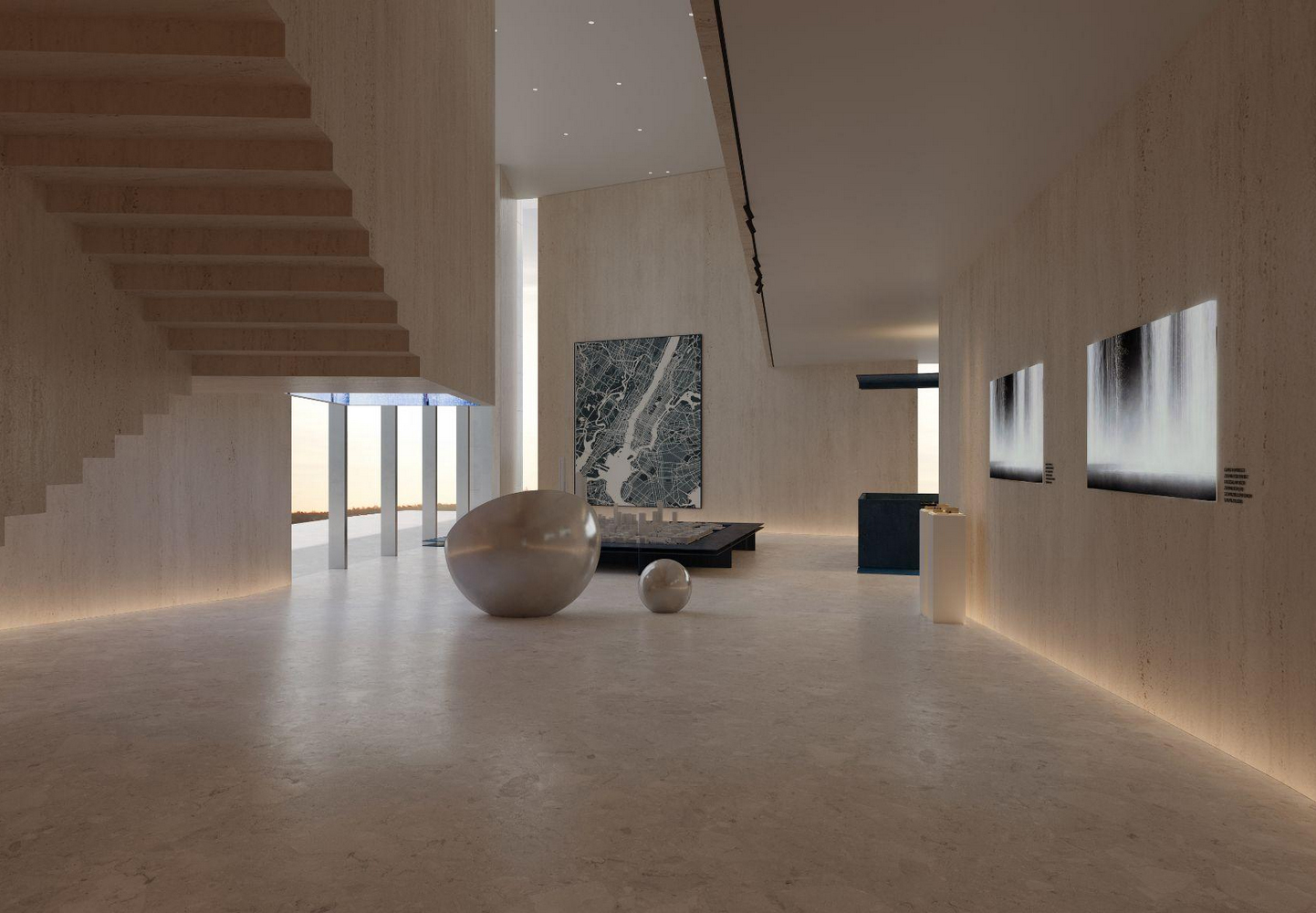 济南中海寰宇艺术中心售楼处SU模型-1