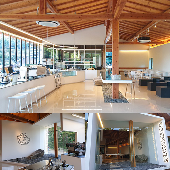 55 度咖啡馆 | 90 平米韩屋改造的现代空间-1