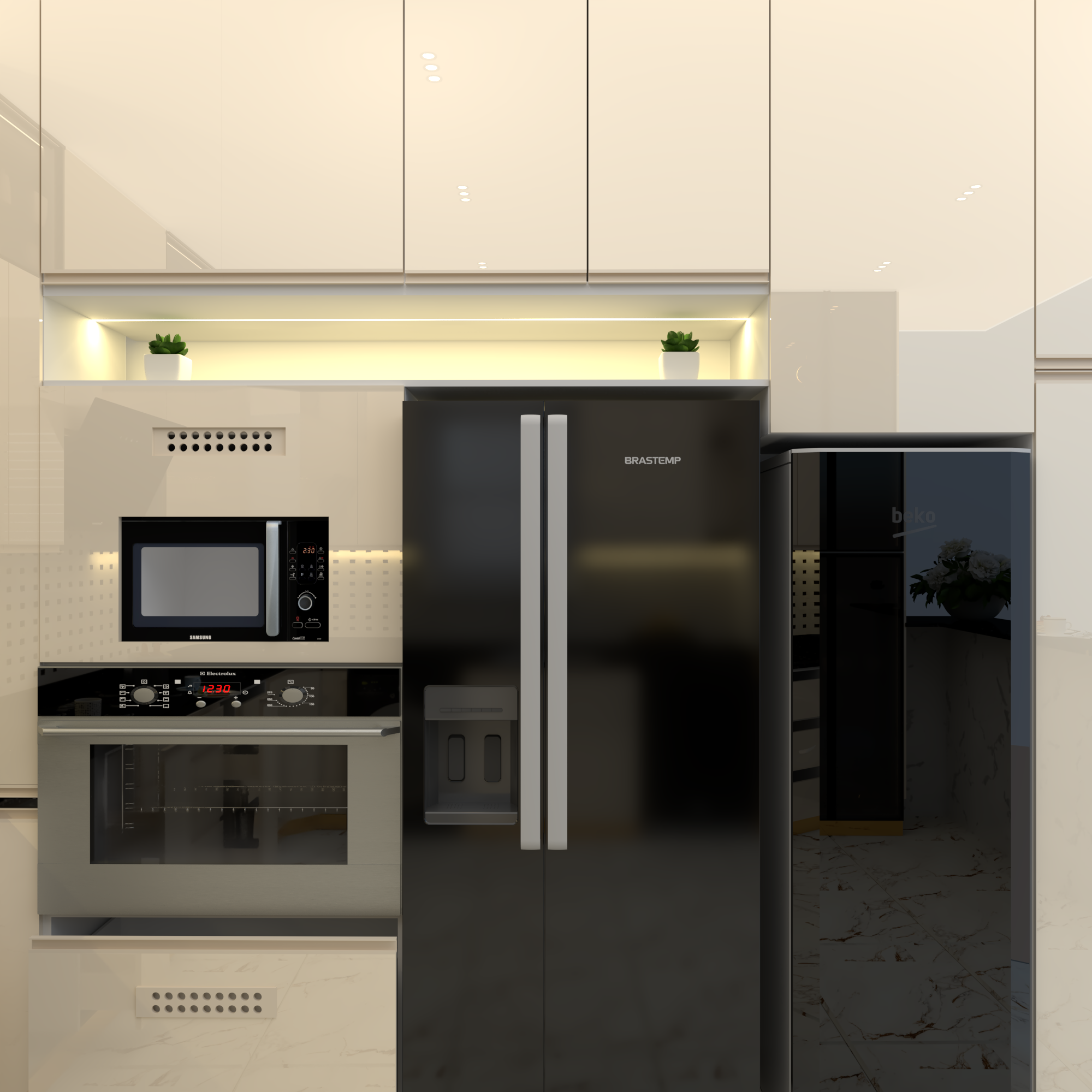 kitchen in Sheikh Zayed-4