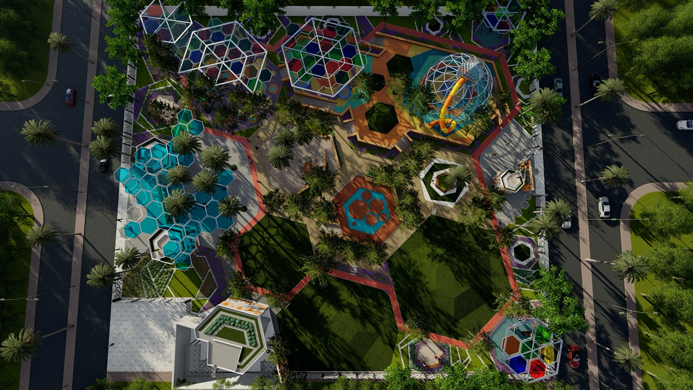 Anastasiya Gushchina丨公园丨Qatar Parks - Archviz-4