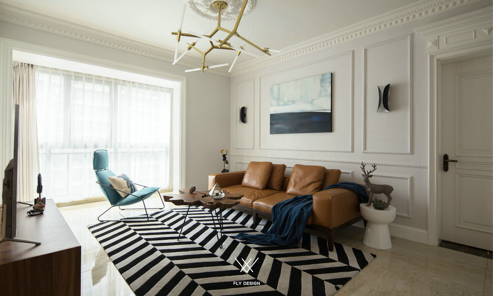 倾城——139㎡时尚法式风住宅  拉菲设计-0