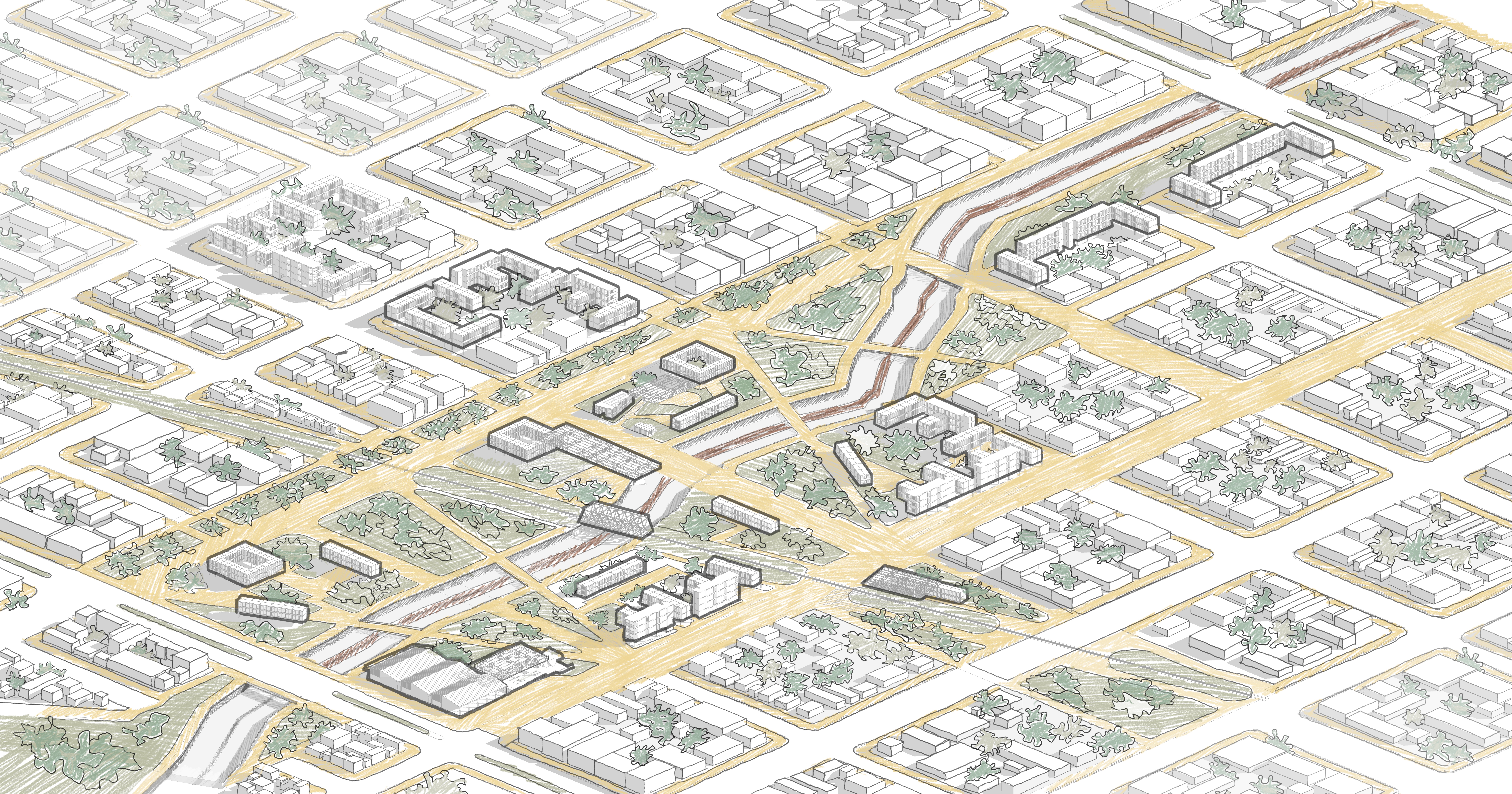 Plan Maestro para el Cuadrante Oeste 城市规划-38
