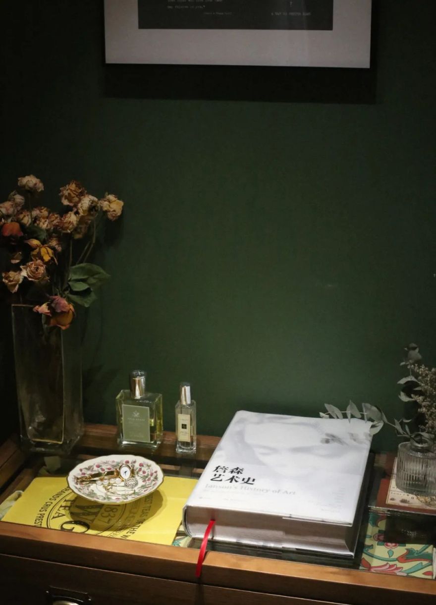 绿意复古,108㎡二手房变身温馨美宅-28