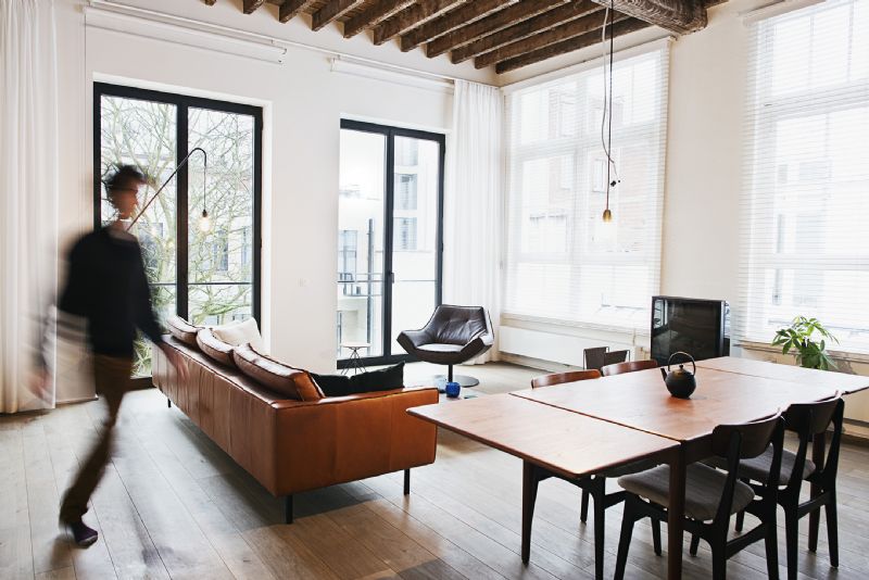 旧学校改造高端公寓及商业空间项目丨BelgiumAntwerpen丨FilipTackdesignoffice-26