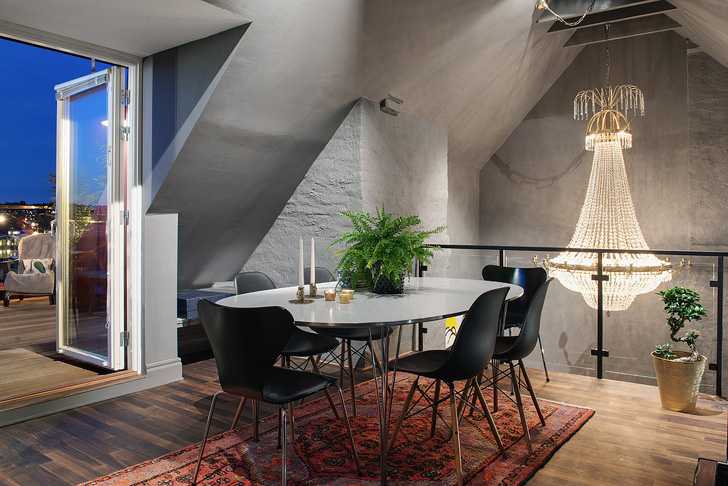 神秘魅力 | 瑞典哥特式顶层公寓设计-34