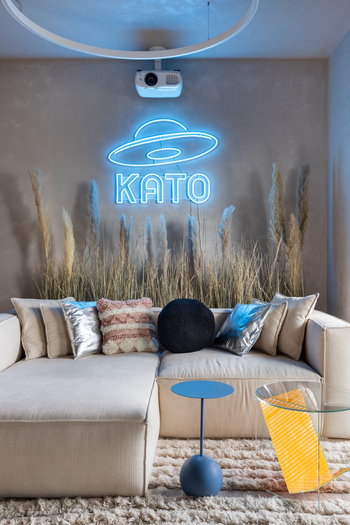 Katowice带霓虹灯的64平公寓室内设计丨PolandKatowice丨n a n o v o . studio（Natalia Gurak）-30