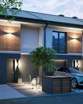 Szeregówka | Wizualizacje Architektoniczne 3D