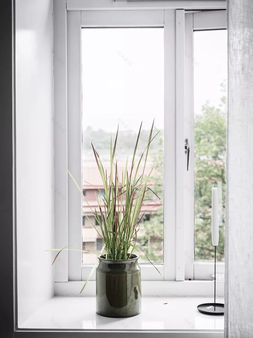 瑞典 39㎡高级公寓,黑白简约大气设计-11