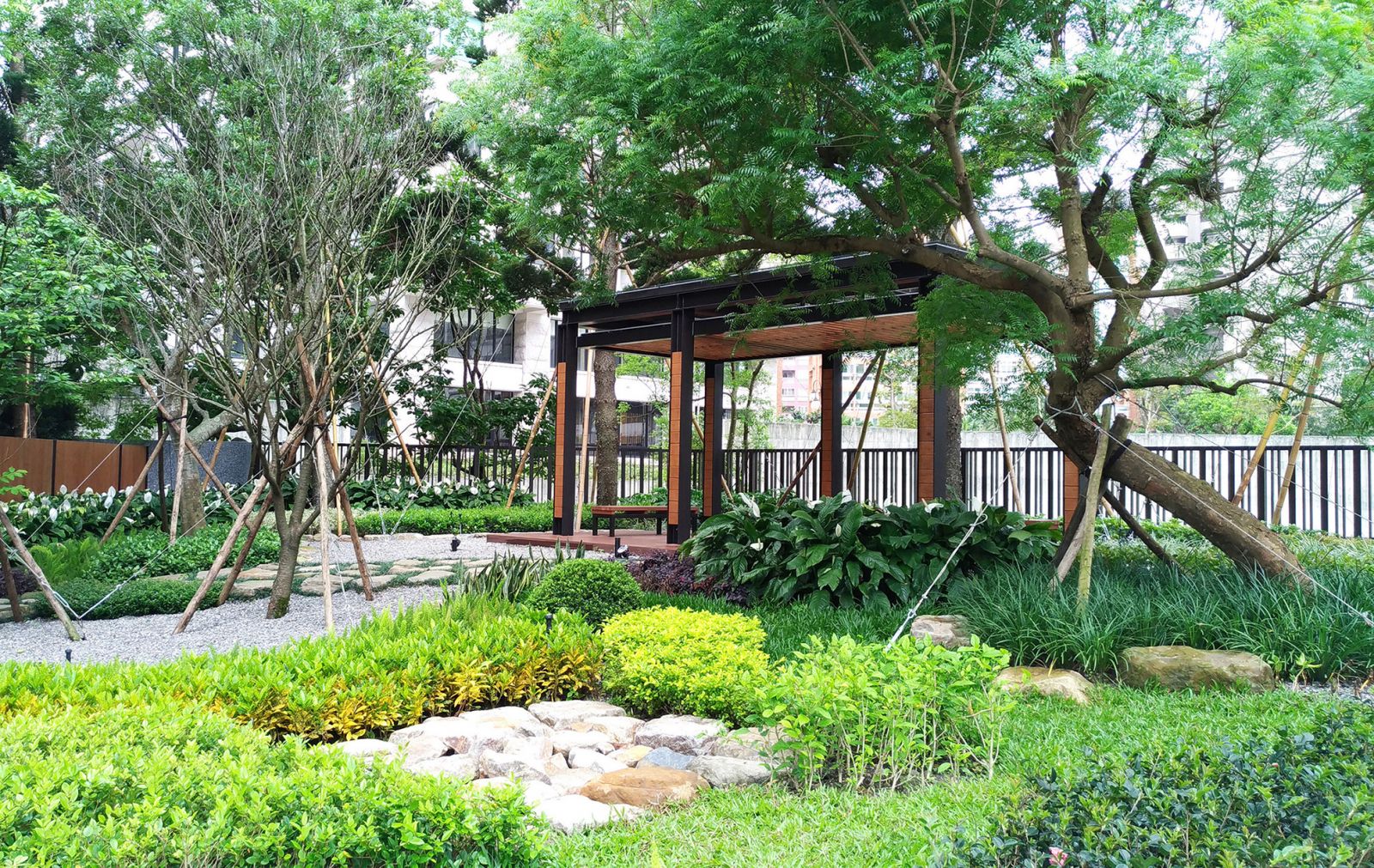 「涵松樓」中庭住宅景观设计丨中国台湾丨余学禹建筑师事务所-3