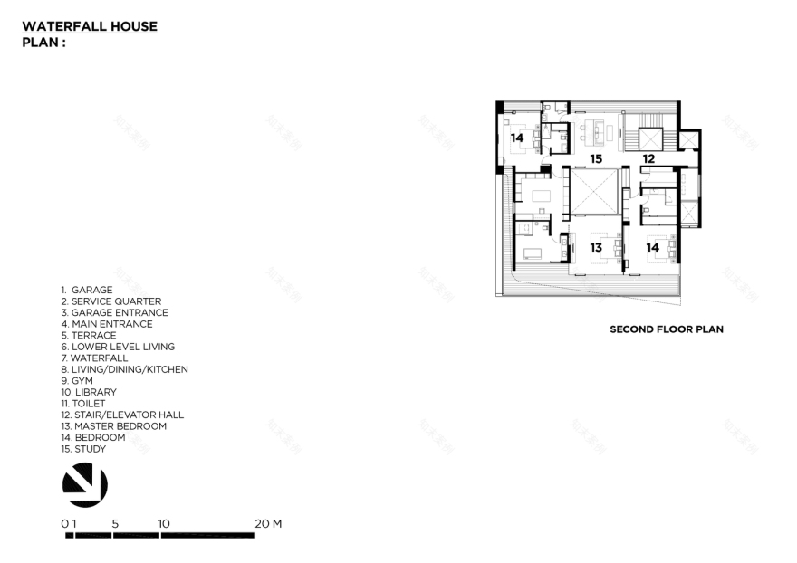 Waterfall House Architects49 House Design Limited-53