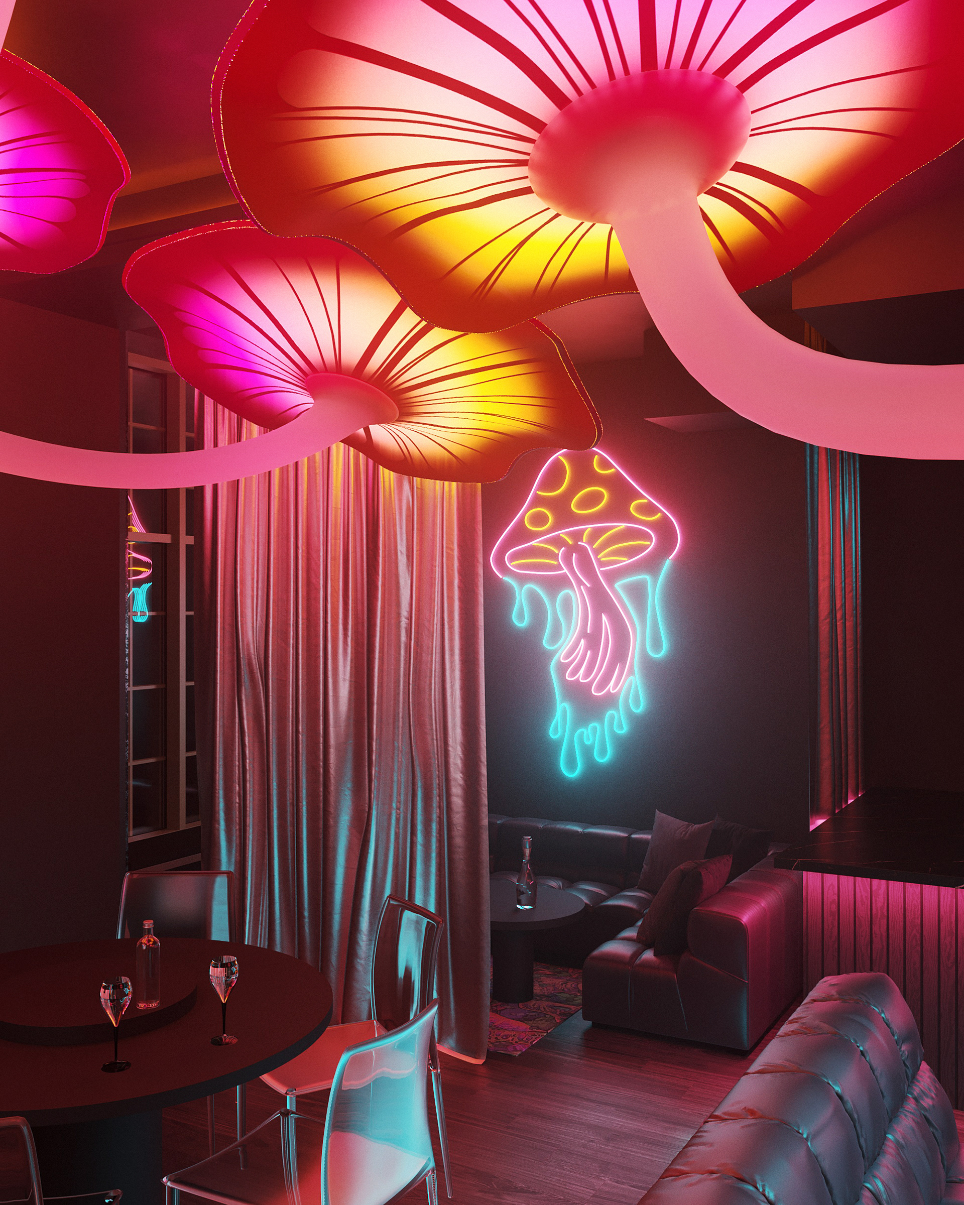 蘑菇丨波兰格但斯克丨HAPPY ROOM-16