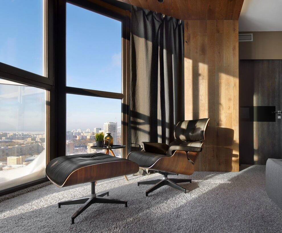 Designed for a young couple, this modern interior design offers panoramic views over Yekaterinburg   CAANdesign  Architecture and home design blog-17