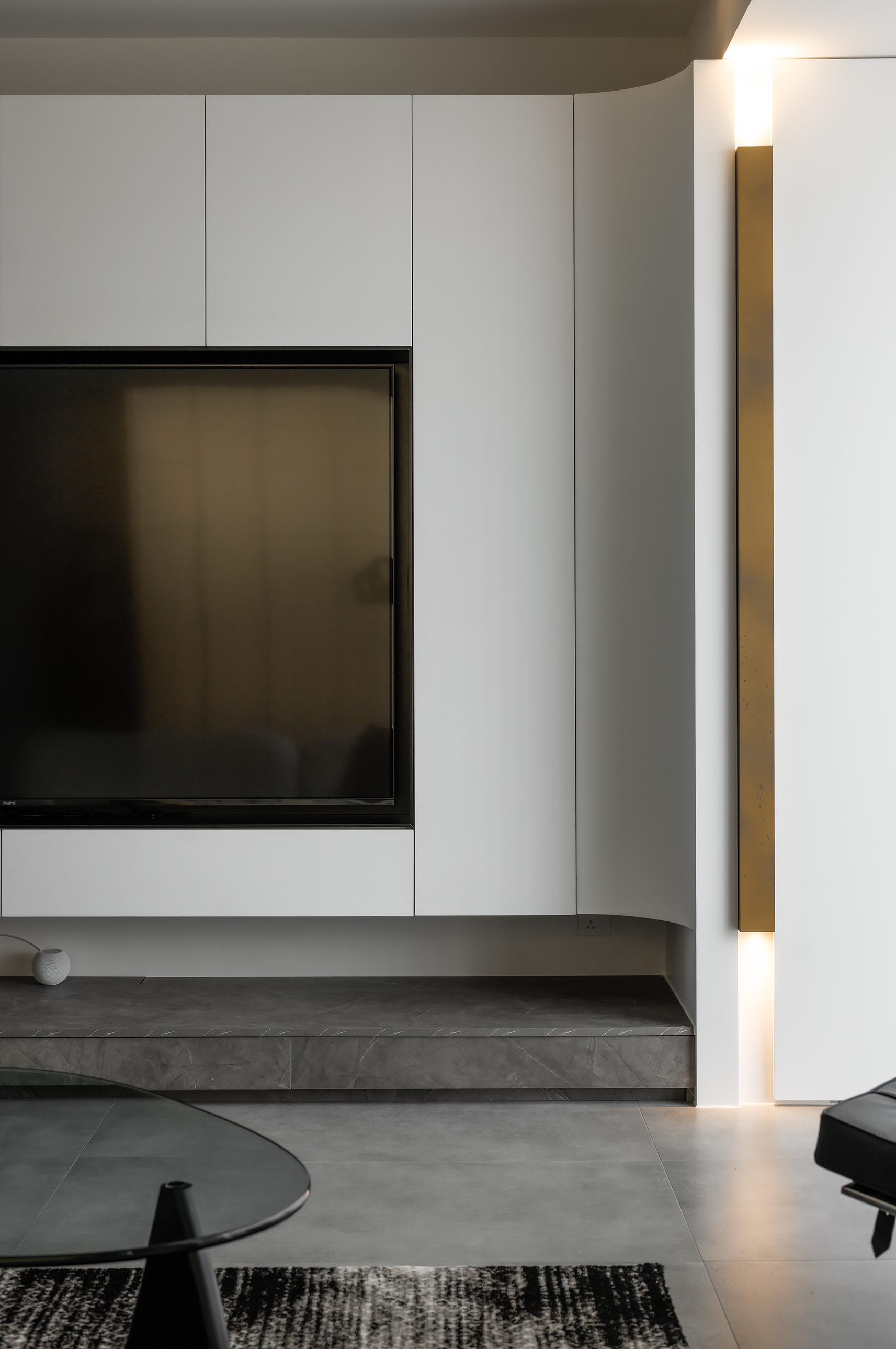 酷但“居家”,隐形收纳+“大平层”视野,无短板全能型暗调极简丨中国上海-35