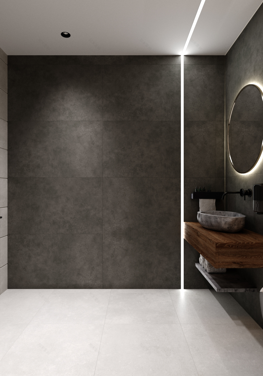 Bathroom for the cottage house near Kyiv (Ukraine)-1