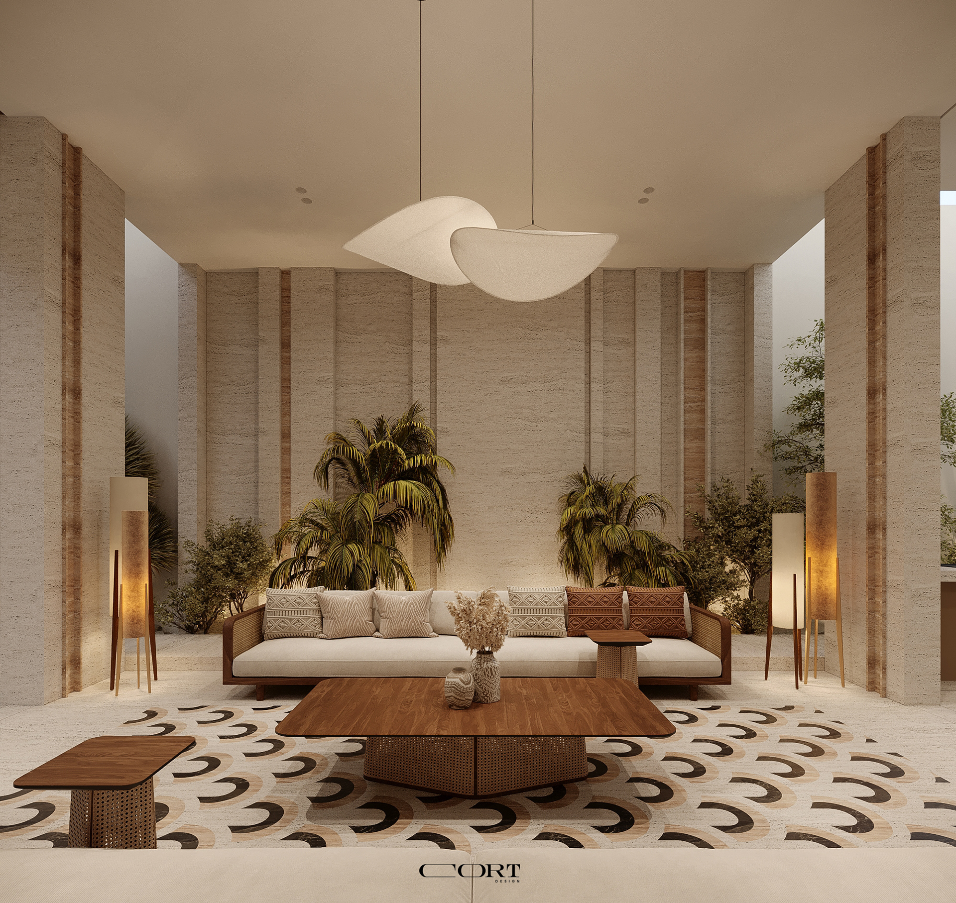 私人别墅景观设计丨沙特阿拉伯利雅得丨CORT Design-12