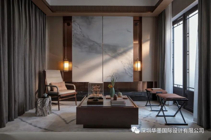 融创清远春风岭南别墅,华墨国际演绎新中式雅集之美-14
