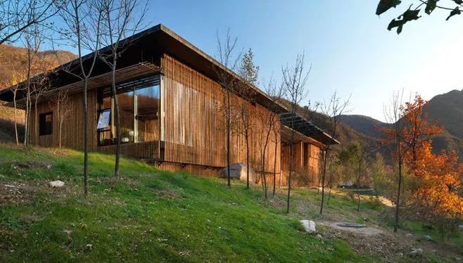 长城脚下竹屋,隈研吾的自然禅意设计-14