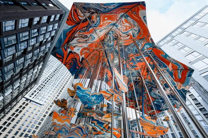 《天气在家中》公共艺术装置丨俄罗斯莫斯科丨俄罗斯艺术家玛丽娜·兹维亚金采娃-3