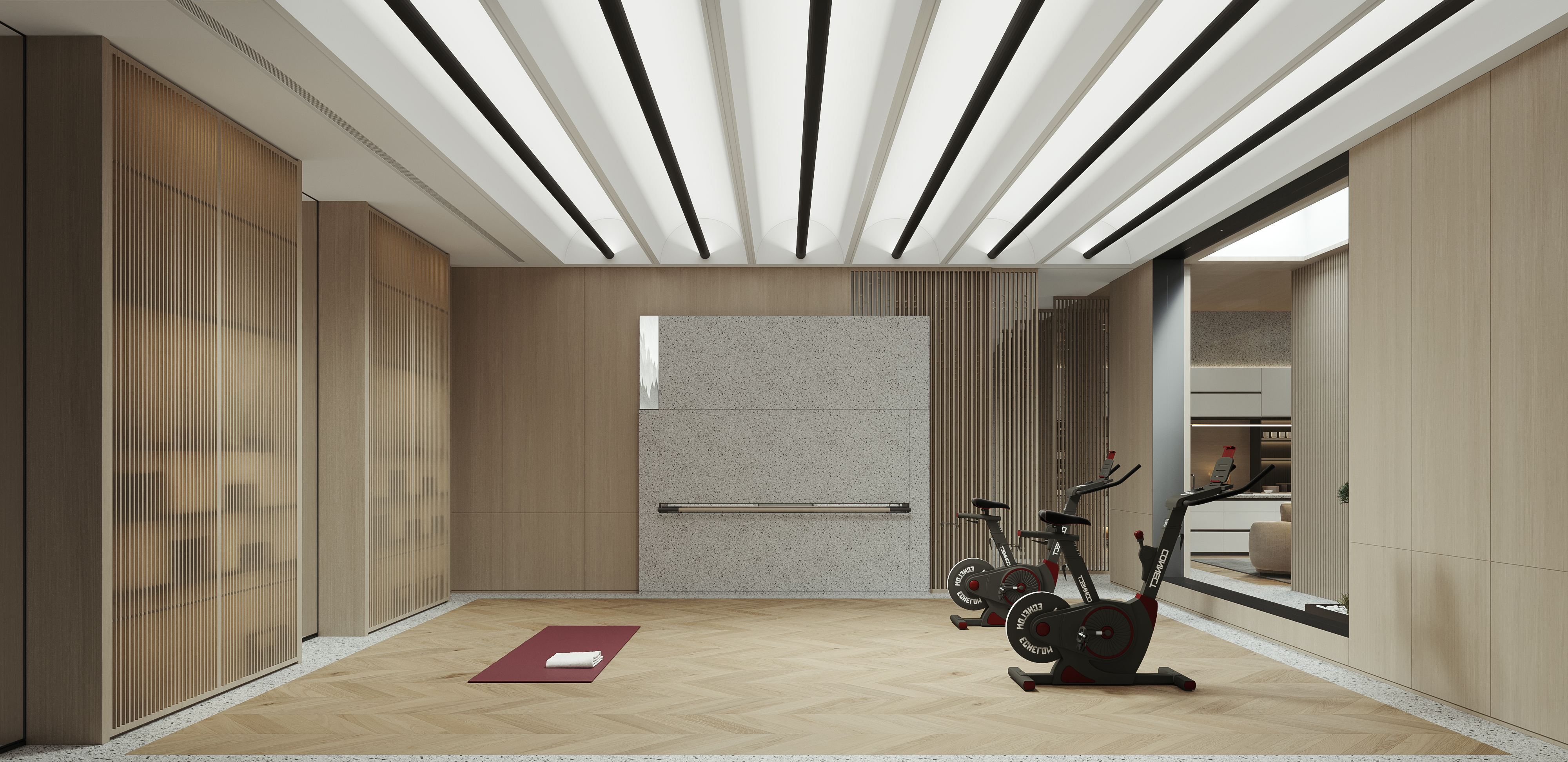 现代别墅客餐厅-12