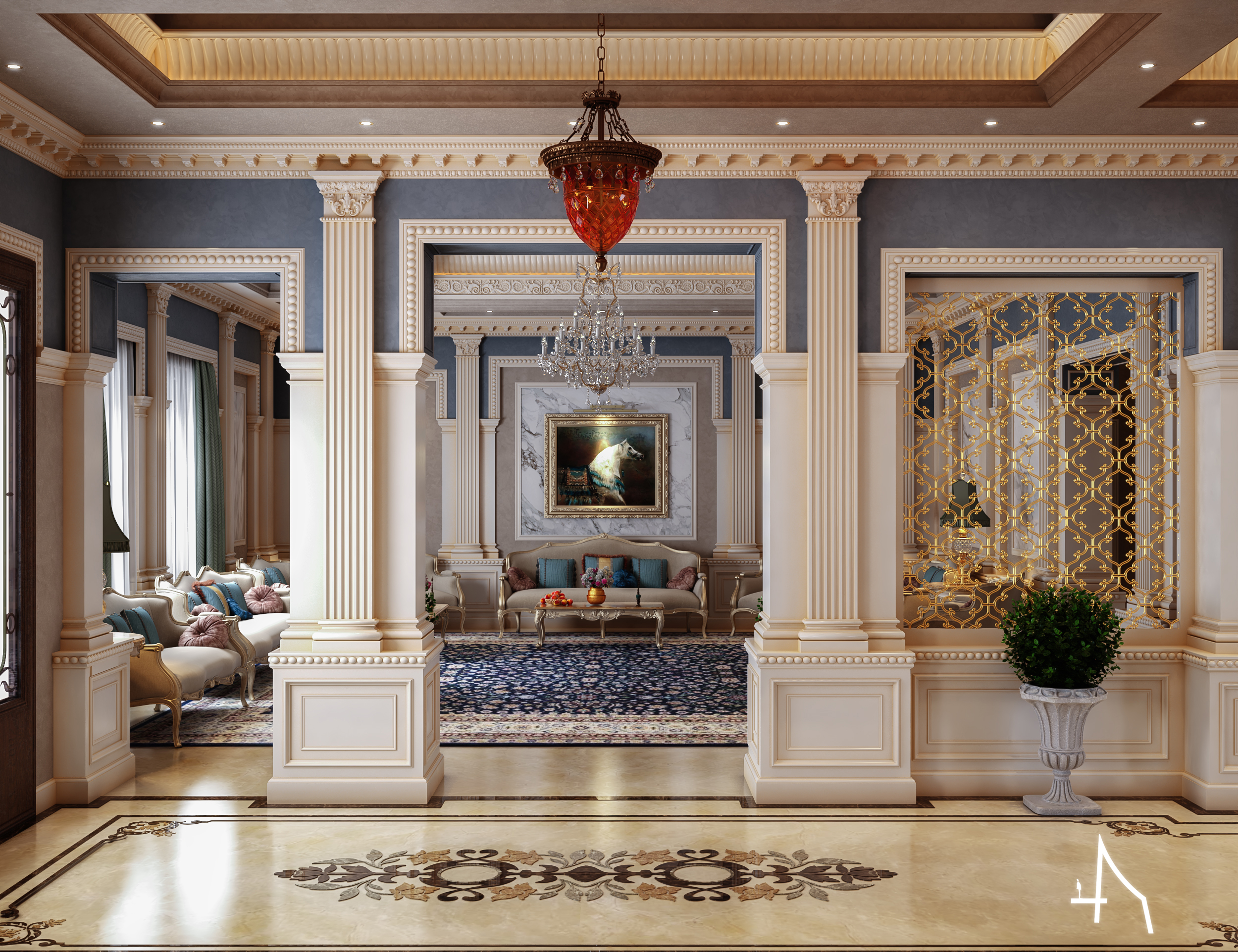 复古经典宫殿丨阿联酋阿布扎比-15