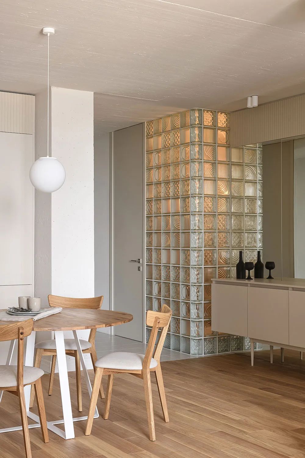 60㎡暖色质朴空间设计丨Denisenko Tatyana-12