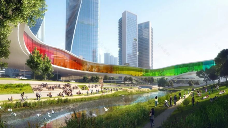 AUBE欧博设计中标深圳罗湖新秀片区城市设计-18