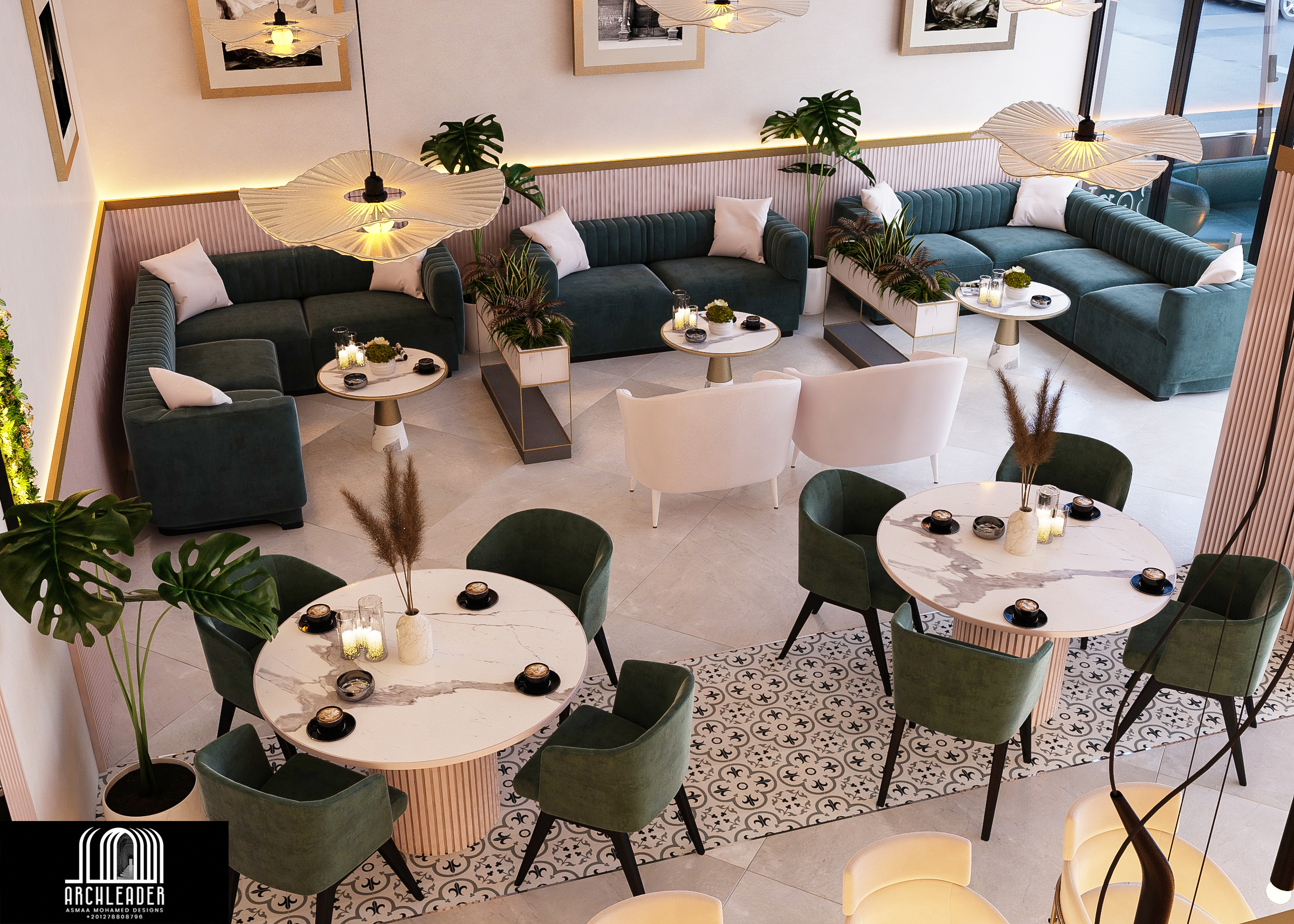 Bon Vein Café ..My Interior & Roof Design in Kuwait-4