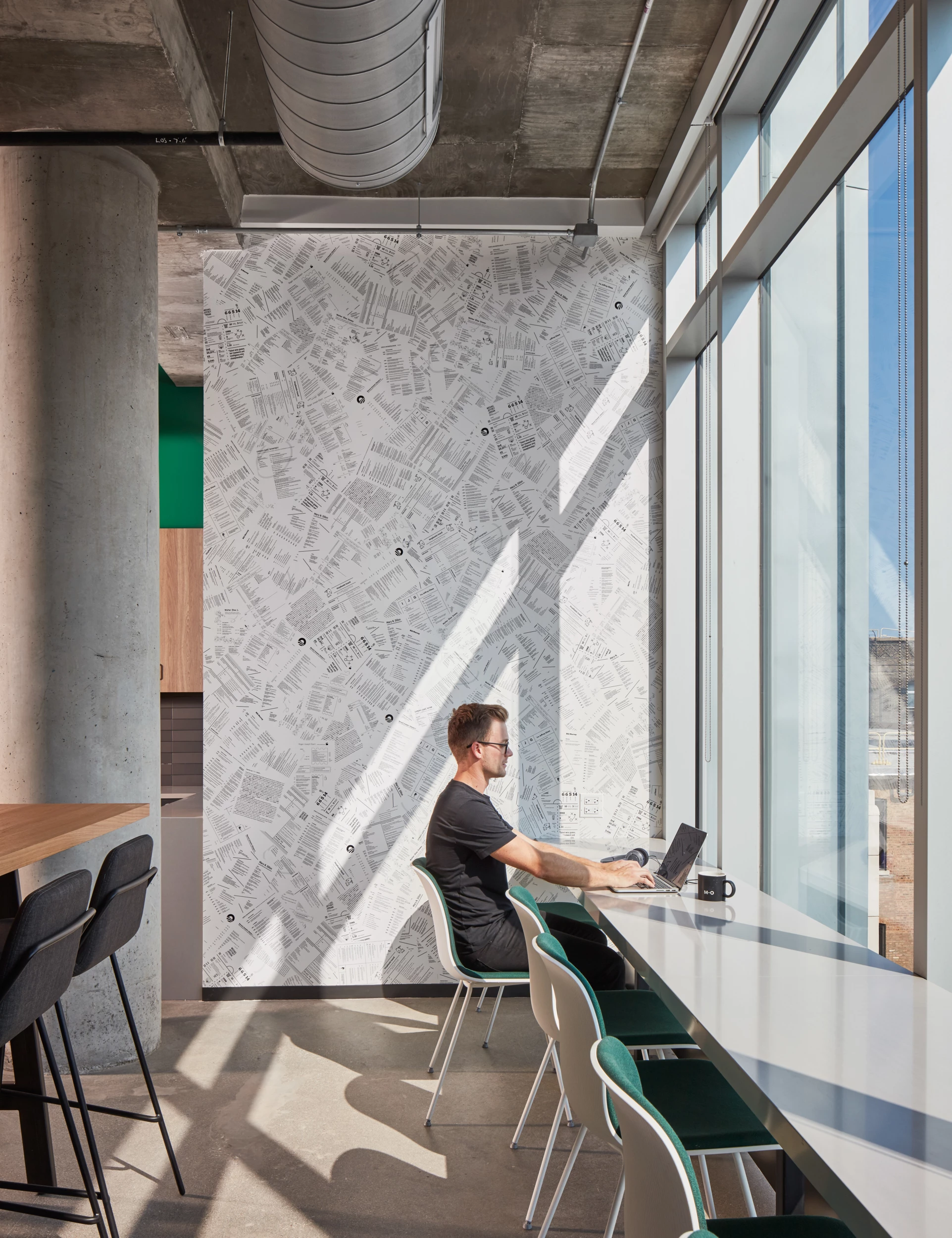 芝加哥 Glassdoor 办公室——现代都市中的活力空间-19