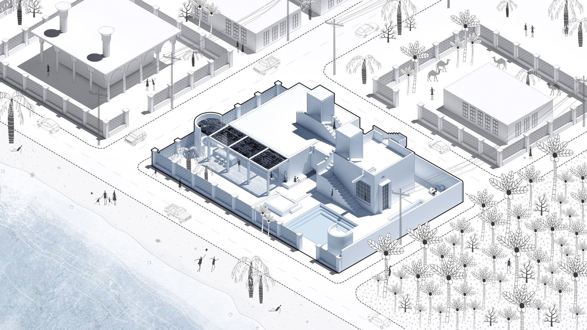 一座面向波斯湾的房子丨伊朗丨Kooshk Office-26