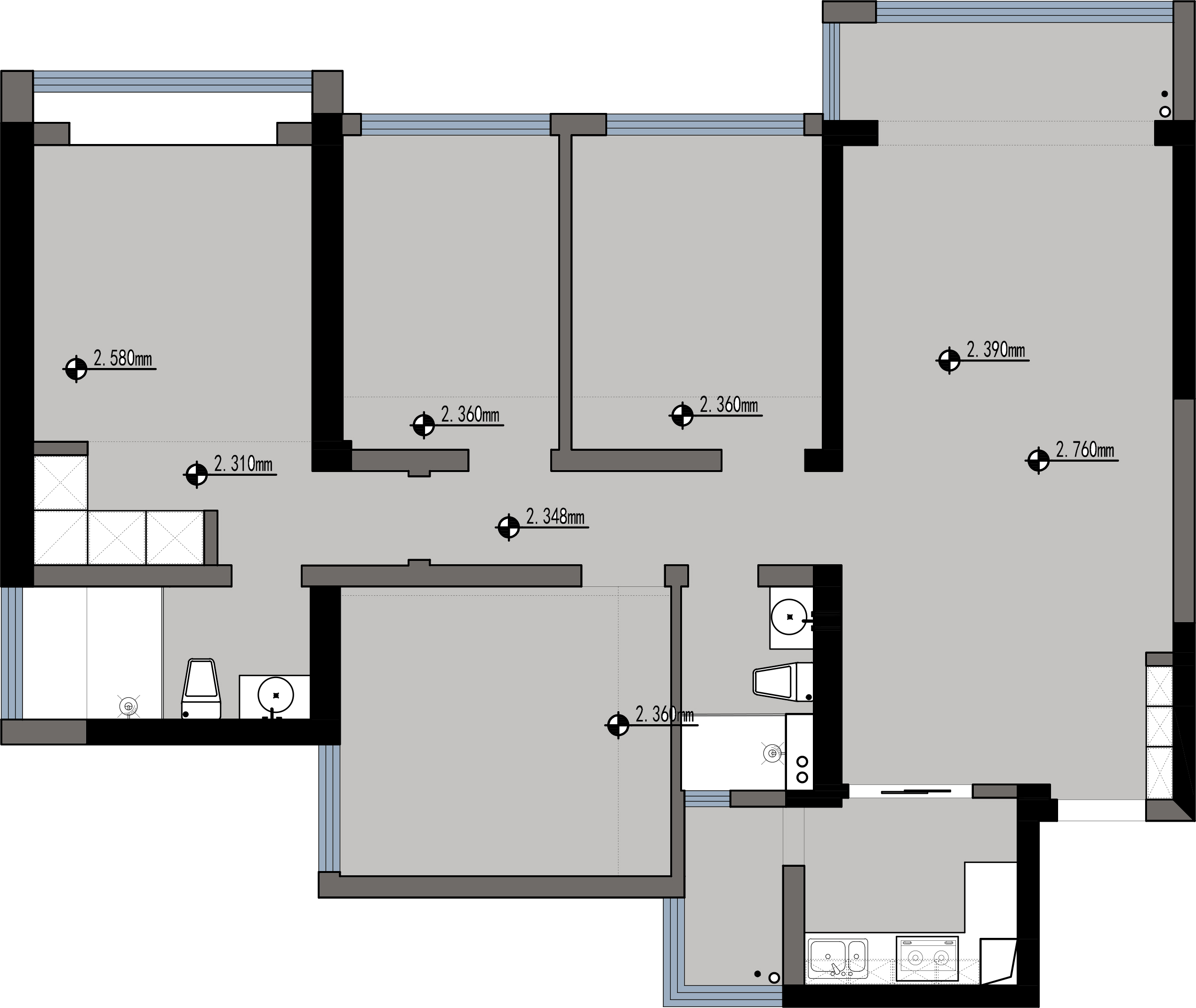 玖龙玺花园的后现代混搭家居设计-7