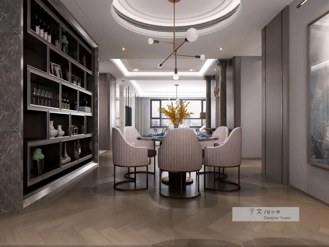 中海盛京府 | 现代轻奢灰度住宅的温情设计-26