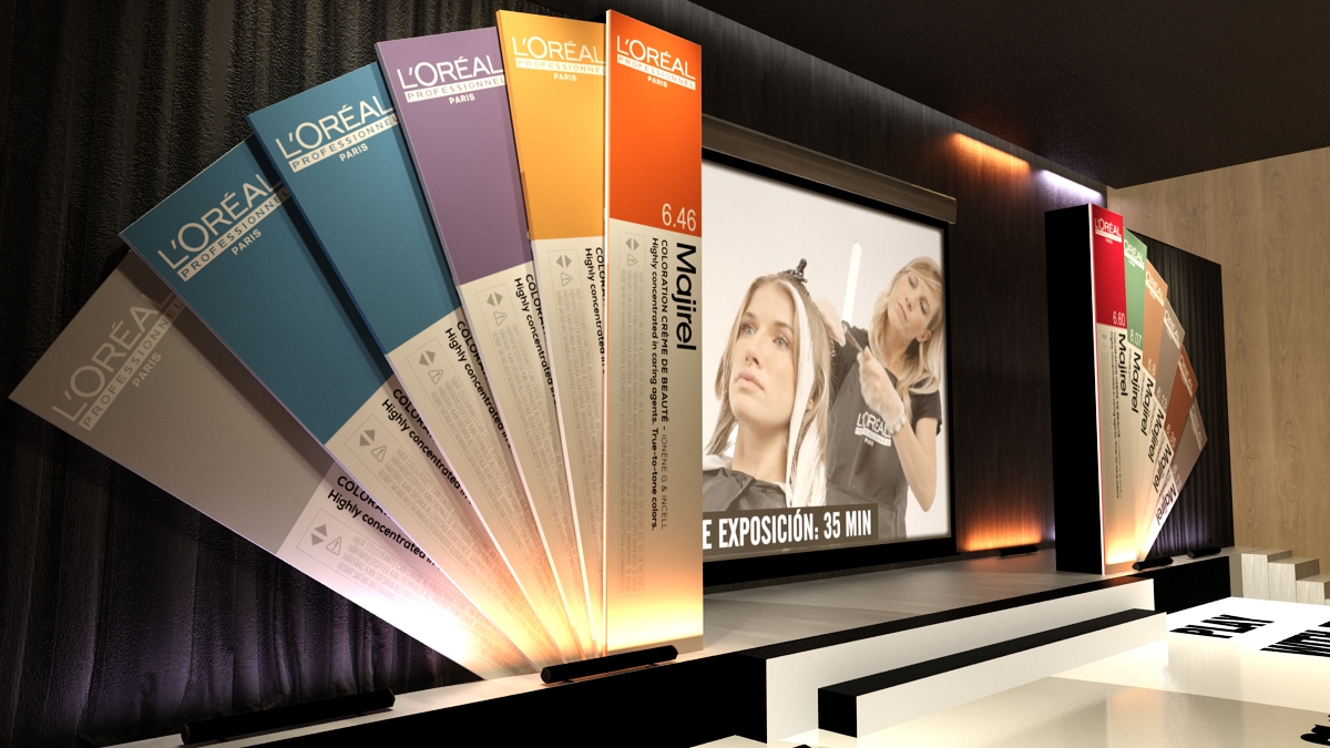 欧莱雅美奇丝染发展示厅丨L´oréal-24