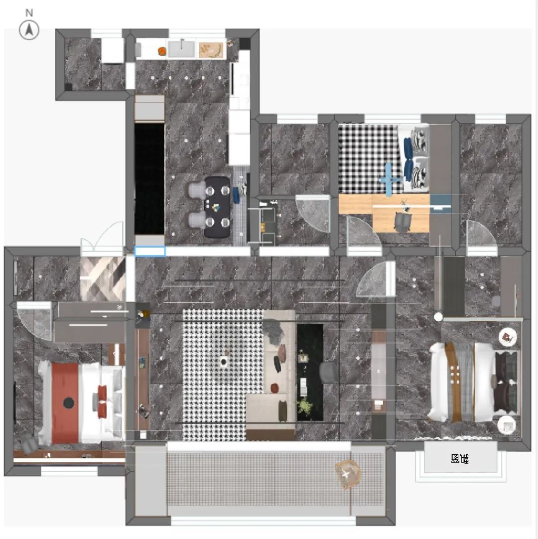 商丘 140㎡现代简约三居室设计丨中国商丘丨王世江-16