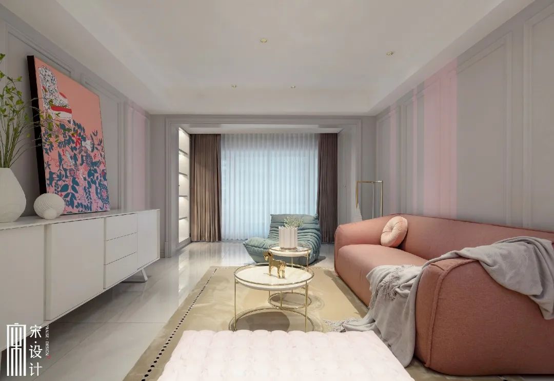 粉色梦幻空间,打造独立女性专属领地-17