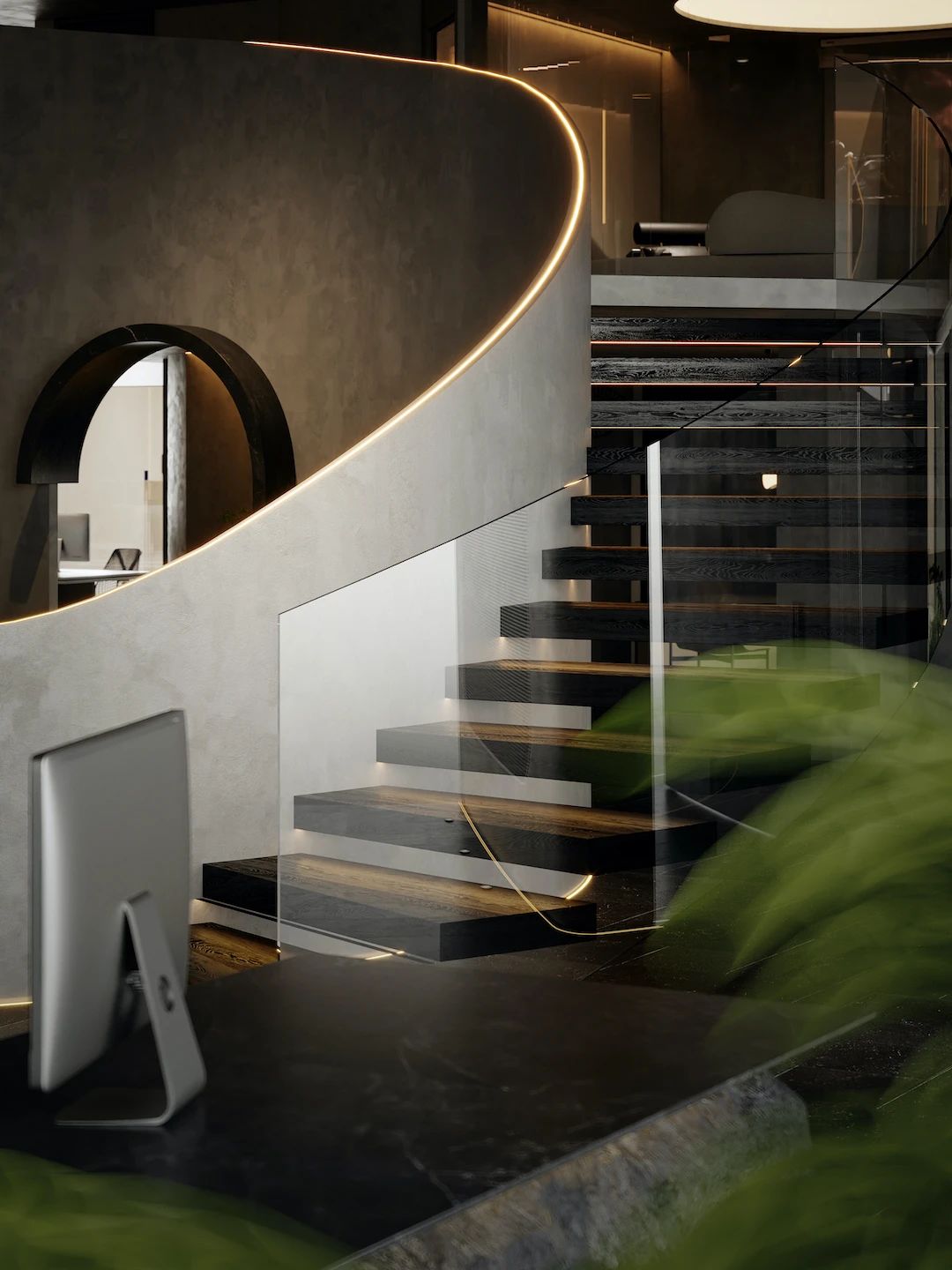 黑暗与光的博弈｜舍内  合介丨中国上海丨舍内设计,合介设计-21