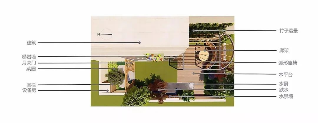 新中式花园设计，传统文化与现代生活的完美融合-14