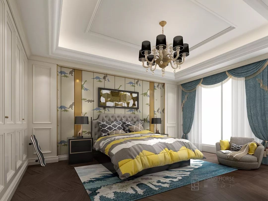 华侨城·108 坊新法式风格家装设计-62