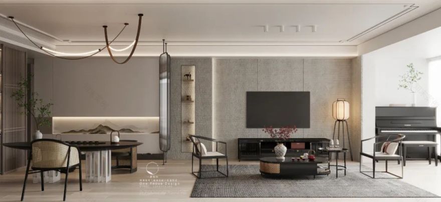 墨雅新中式住宅丨中国深圳丨一度经纬-14