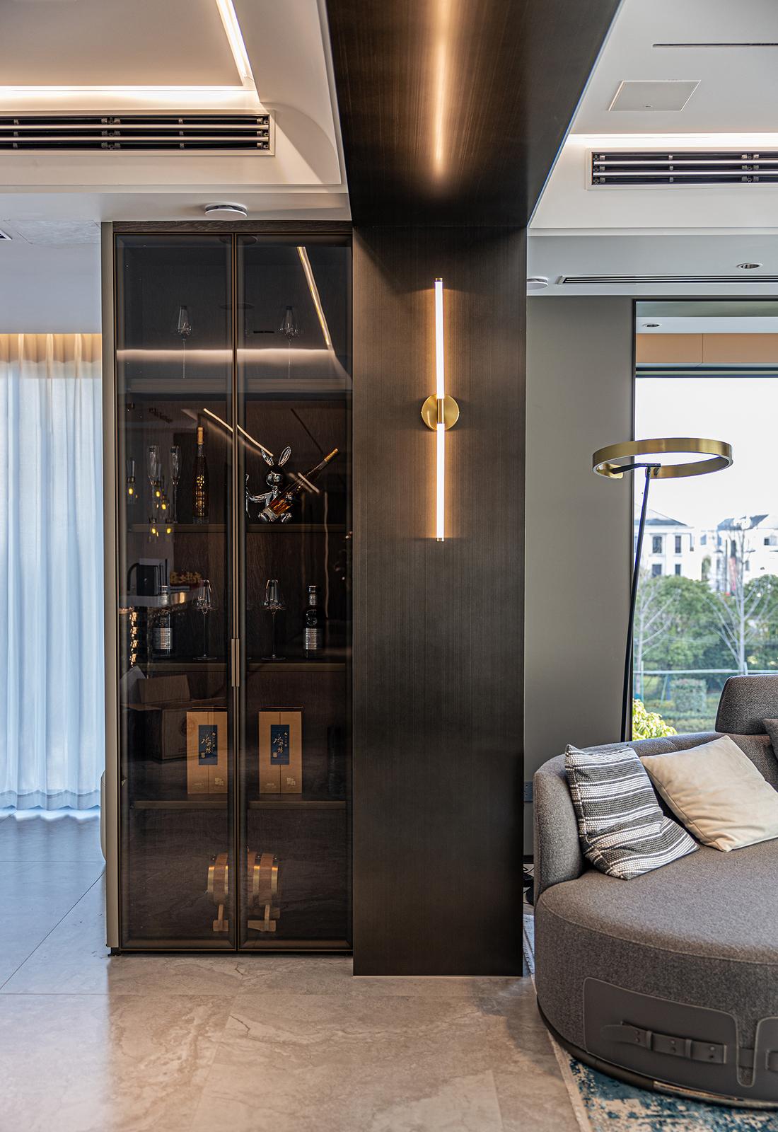 轻奢有度,浪漫刚好·浙江嘉兴大平层室内设计案例丨中国嘉兴-10