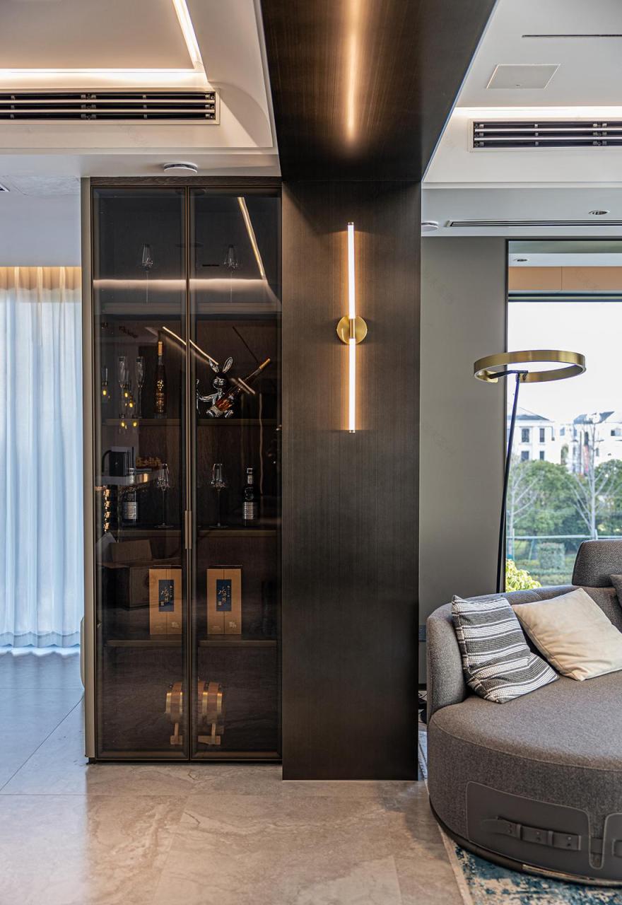 轻奢有度,浪漫刚好·浙江嘉兴大平层室内设计案例丨中国嘉兴-10